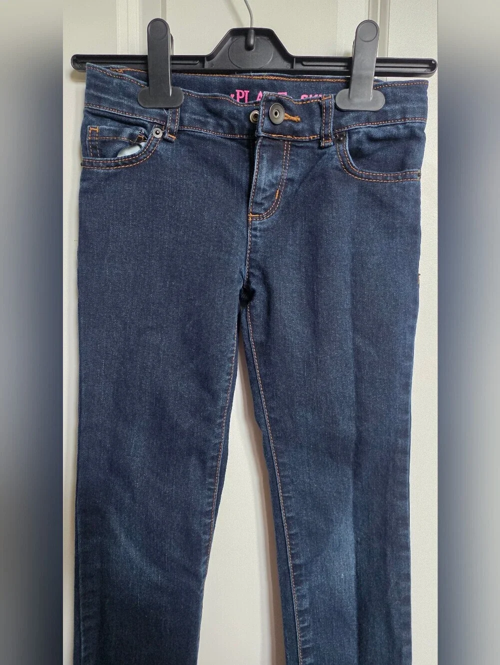 The Children's Place Girls Dark Wash Skinny Jeans Size 6X/7 Stretch Denim